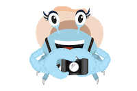 foto crab Sticker by Fora da Toca