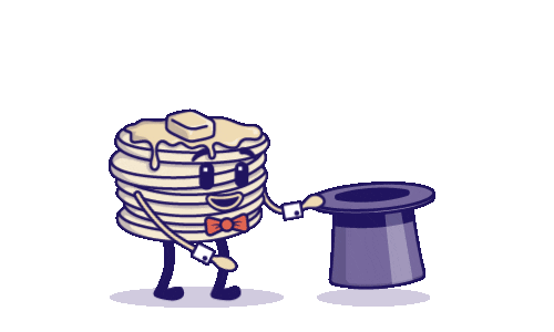 Magic Pancake Sticker by SomosWhyNot