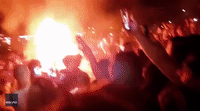 'Crazy': Mosh Pit Forms Around Fire at Phoenix Slipknot Concert