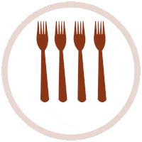 Foodie Munich Sticker by JusComte.de