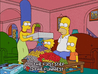 bored homer simpson GIF