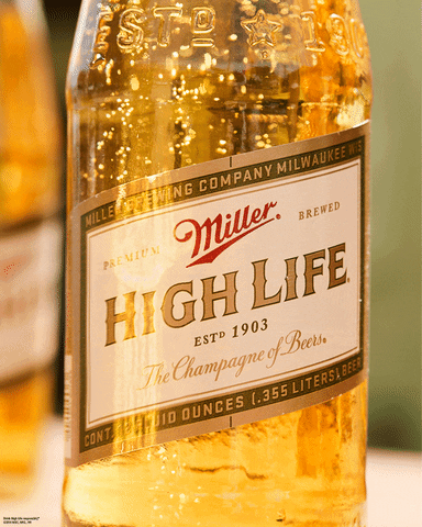 millerhighlife giphyupload beer miller high life GIF
