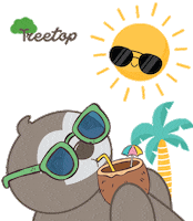 Summer Thank You Sticker by Life In Treetop
