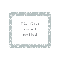 First Time Smiling Sticker by kikki.K