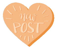 Heart New Post Sticker