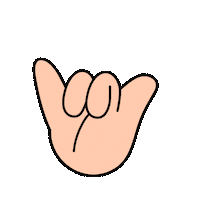 Hang Loose Chill Out Sticker by Fatman