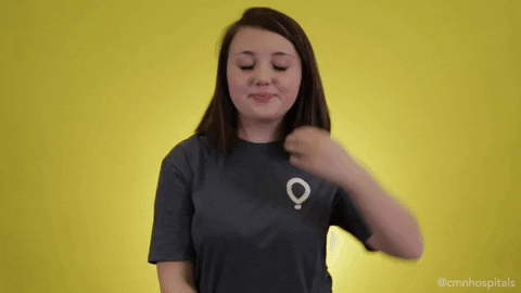 Teen Hair Flip GIF by Children's Miracle Network Hospitals