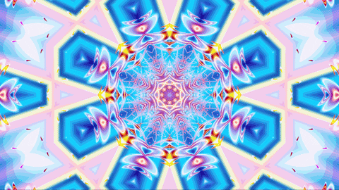 Rainbow Kaleidoscope GIF by bbqshoes