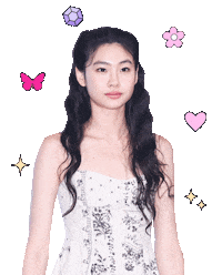 Model Smile Sticker by koreadispatch