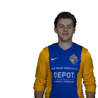 blauwgeel football voetbal veghel zaterdagvoetbal Sticker