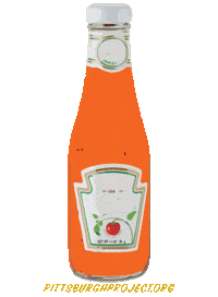 summer orange Sticker by The Pittsburgh Project