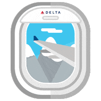 Travel Window Sticker by Delta Air Lines