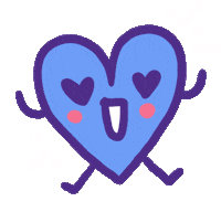 Happy I Love You Sticker by Eledraws (Eleonore Bem)