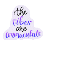 Vibing Good Vibes Sticker