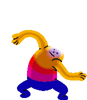 Happy Dance Sticker by Neil Sanders