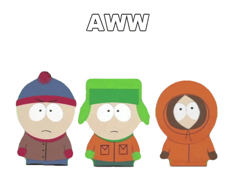 Stan Marsh Aww Sticker by South Park