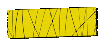 carleeecarroll yellow tape tapes carleeecarroll Sticker