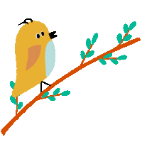 Kids Bird Sticker