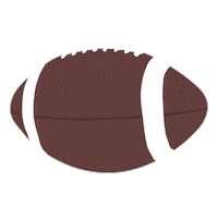 Game Day Football Sticker