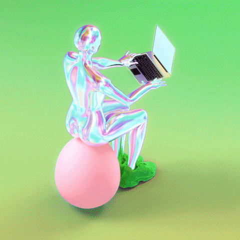 yolkypalky giphyupload rainbow work trippy GIF