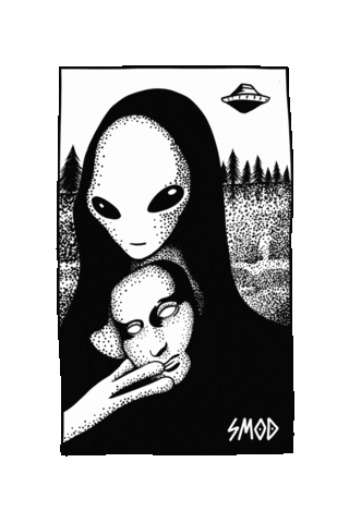 Space Mob Sticker by STZ