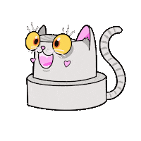 Graffiti Cat Cap Sticker