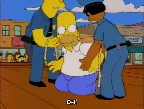 happy homer simpson GIF
