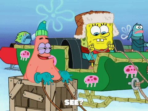 season 8 frozen face-off GIF by SpongeBob SquarePants