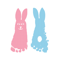 Dancingbunnies Sticker by Bridget's Bunnies