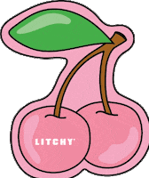 Litchyofficial cherry litchy Sticker