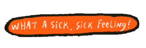 Sick Artist Sticker by Doodleganger