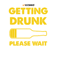 Drunk Party Sticker by Unsobered