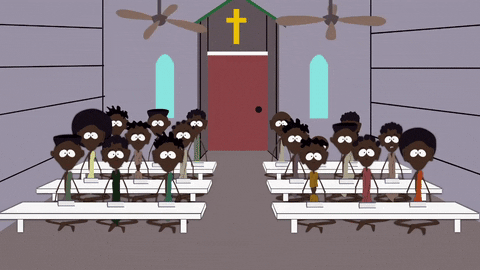 confused church GIF by South Park 