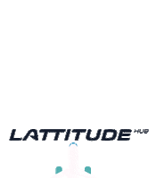 LattitudeHub travel fly trip letsgo Sticker