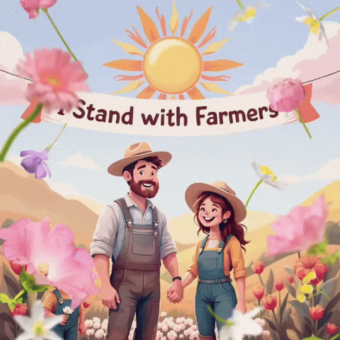 goodvibewishes giphycreatortest agriculture farm life support farmers GIF