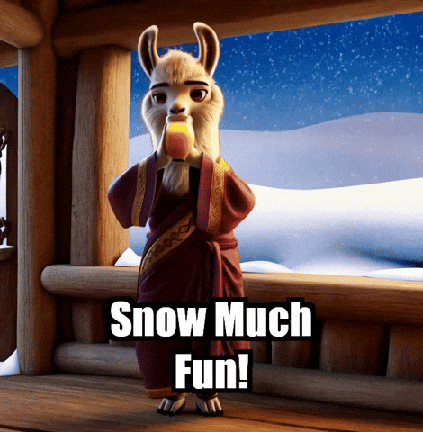 Snow Winter GIF by dalaillamazen