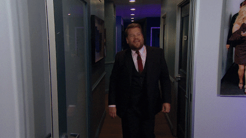 Run Into James Corden GIF by The Late Late Show with James Corden
