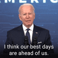 I think our best days are ahead of us.