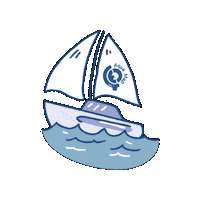 Ship Sailing Sticker by Aqua Map