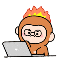 Angry Work Sticker