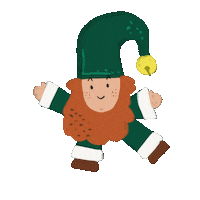 Elf Ayudante De Santa Sticker