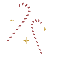 Candy Cane Sticker by tinytype
