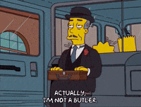 bart simpson car GIF