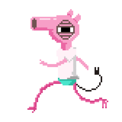ffrh dryer monster Sticker by Marco