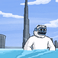 Crypto Swimming GIF by Lofi The Yeti
