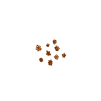 Smallyingg flower aesthetic orange deco Sticker