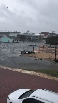 Outer Banks Underwater After Hurricane Matthew
