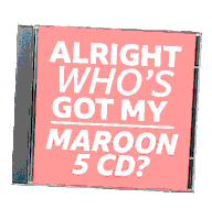 Maroon 5 Icon Sticker by CBBC