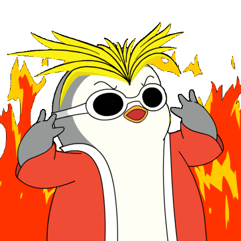 Laugh Plotting Sticker by Pudgy Penguins