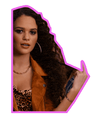 Madison Pettis Hair Twirl Sticker by NETFLIX